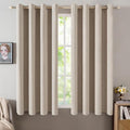 MIULEE 100% Blackout Linen Curtains by MIULEE