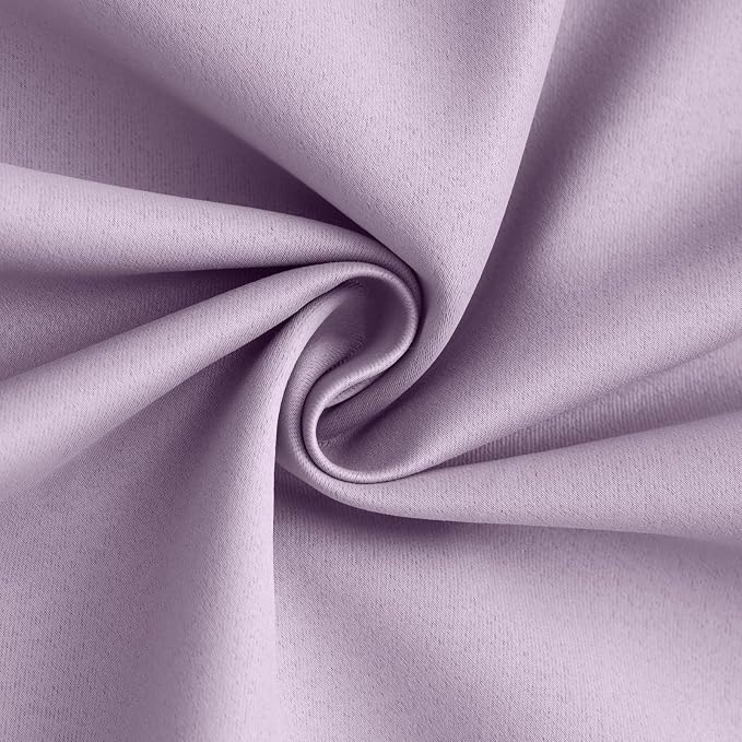 Yakamok Lilac 100% Blackout Curtains 84 Inches Long - Image 3