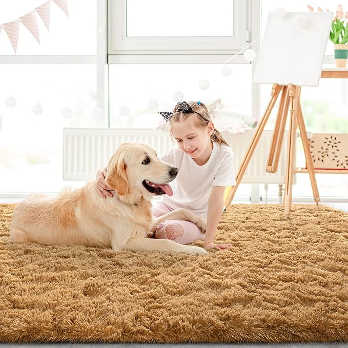 LOCHAS Area Rugs Fluffy Living Room Carpets - Image 3
