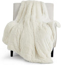 Bedsure GentleSoft Fluffy Cream Throw Blanket Decorative Blankets by Unknown