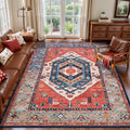 SERISSA 5x8 Washable Non Slip Boho Area Rug by SERISSAHomeDecorCollection