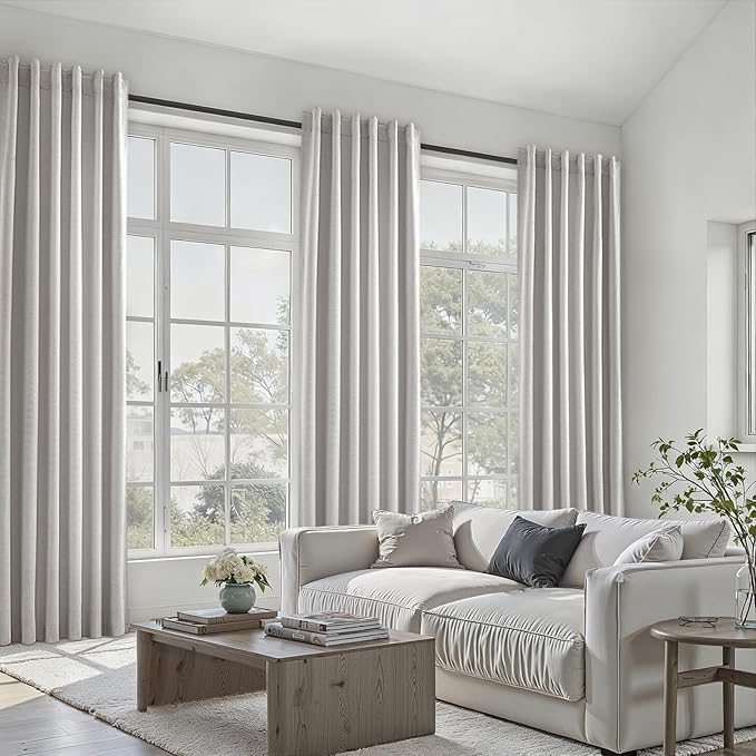Topfinel Extra Long 120 Inch Blackout Curtains - Image 5