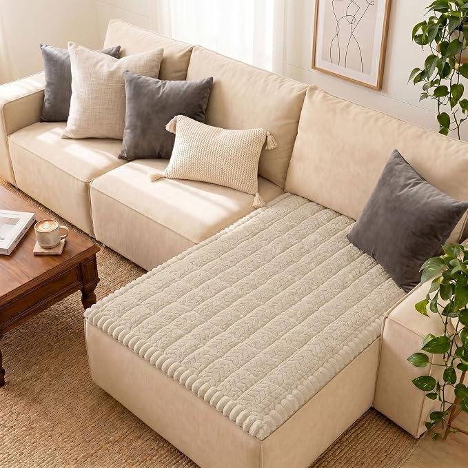 Smiry Couch Cover for Dogs, Non Slip Fuzzy Pet Sofa Covers Washable | Sofa by Smiry