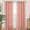 YoungsTex Dusty Rose Linen Curtains by YoungsTex