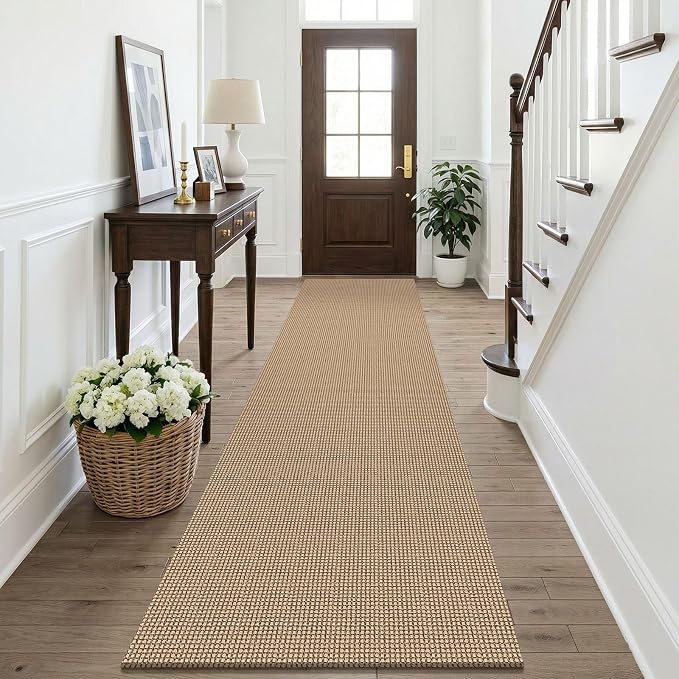 KOZYFLY Boho Runners for Hallways 2.6x10 ft Washable Kitchen Runner Non Slip by KOZYFLY