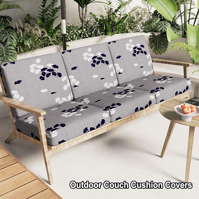 Printed Couch Cushion Covers, Sofa Covers Washable - Image 2