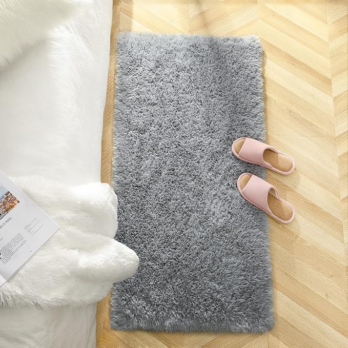 Chicrug Soft Area Rugs for Bedroom Living Room Plush Fluffy Rug 2x4 | Shag - Image 2