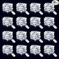 Onforu 16 Pack Fairy Lights Battery Operated String Lights, 6.5ft 20 Mini LED Lights, IP67 Waterproof White Fairy Lights, Twinkle Lights for Mason Jar Wedding Centerpiece Decor Christmas Bedroom
