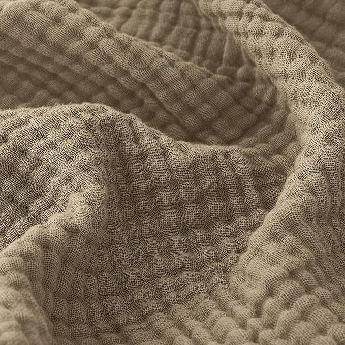 EMME Muslin Blankets for Adults Throw Blanket for Couch Breathable Gauze Soft by EMME