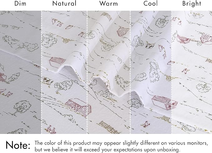 RUVANTI Flannel Sheets California King Size - 100% Cotton Brushed Cal King Bed Sheets Set - Deep Pockets 14 Inches - All Seasons Breathable & Extra Soft - Warm & Cozy, 4 Piece, Rustic Homestead