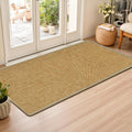 Ultra Thin Indoor Door Mat 24"x47", Non Slip Low-Profile Doormats | Rubber by LEKEEPGO