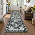 Yamaziot Washable Runner Rug, 2x8 Non-Slip Boho Vintage Hallway Kitchen Rug | by Yamaziot