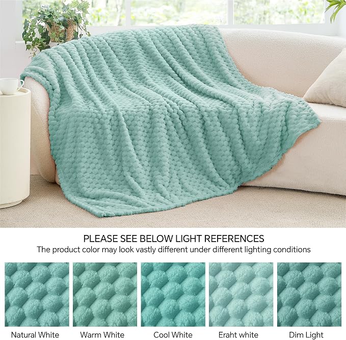BEDELITE Haze Blue Twin Blanket - Image 8