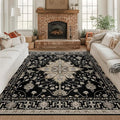 RELEANY Washable Area Rug, Square 8'x8', Water Repellent, Pet Friendly by RELEANY