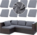 8PCS Patio Cushion Covers.Patio Furniture Couch SeatSlipcovers | Washable by SUKAIKEQA