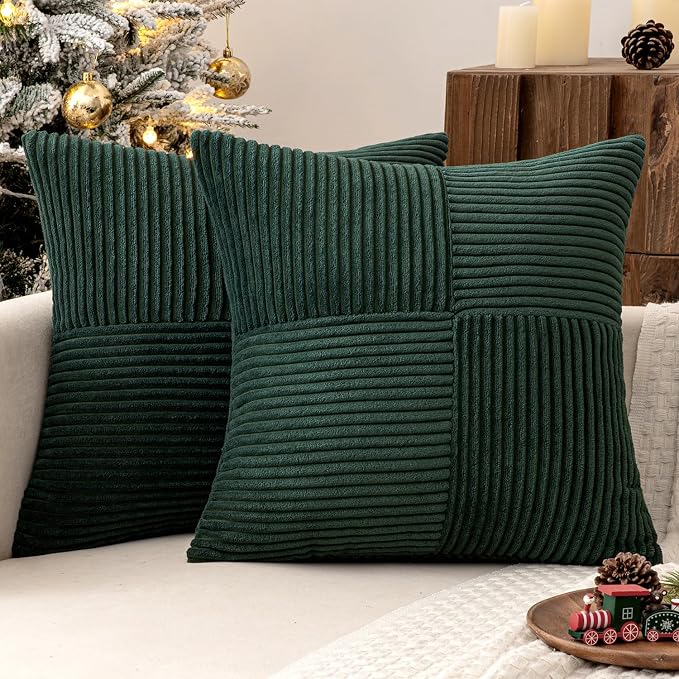 MIULEE Army Green Decorative Throw Pillow Covers by MIULEE