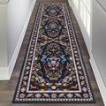 HEBE Hallway Runner Rug 2'x8', Washable Non Slip Kitchen Rug Runner | Soft Boho by HEBE