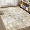 DMOYEST Area Rug Living Room Rugs 5x7 Washable Abstract Carpet | Neutral Modern by DMOYEST