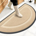 OLANLY Half Circle Front Door Mat Outside 47x23 All-Season Rubber Doormat | by OLANLY