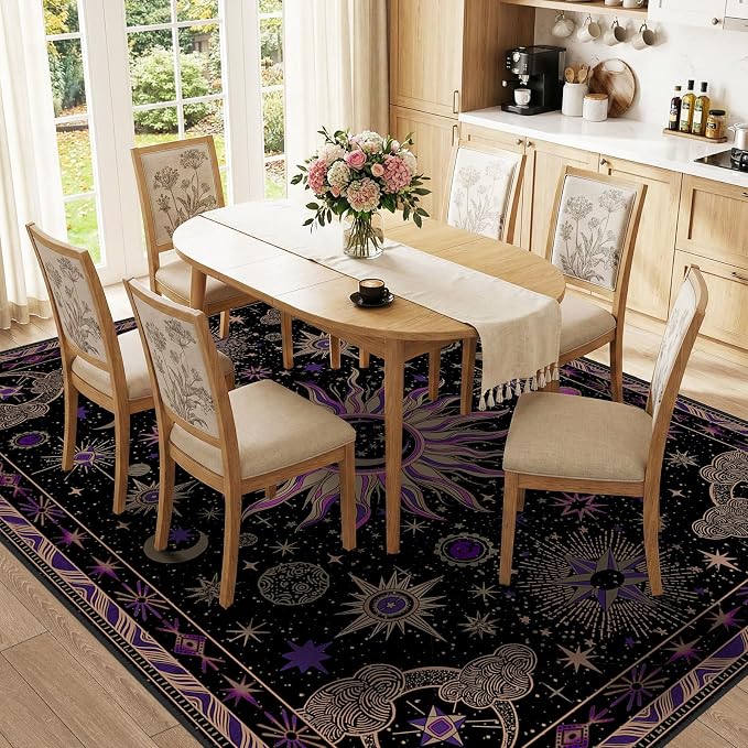 Vacuum-Friendly, 8x10 Washable Area Rug - Image 2