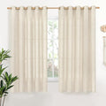 YoungsTex Linen Curtains 63 Inch Length by YoungsTex