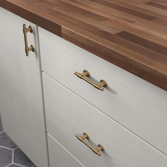 Franklin Brass Adjusta-Pull (5-Pack) Adjustable Drawer Pulls | Fits 1-3/8 to 4 Inch Hole Centers | Champagne Bronze Cabinet Handles| Francisco P44364-CZ-B