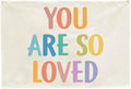 You Are So Loved-Nursery Rectangular Canvas Banner-Boho Flag Wall Sign Decor for Toddler Boy Girl Kids,Baby Room Above Crib Bedroom Playroom Reading Room Decor-Baby Shower Birthday Christmas Gift