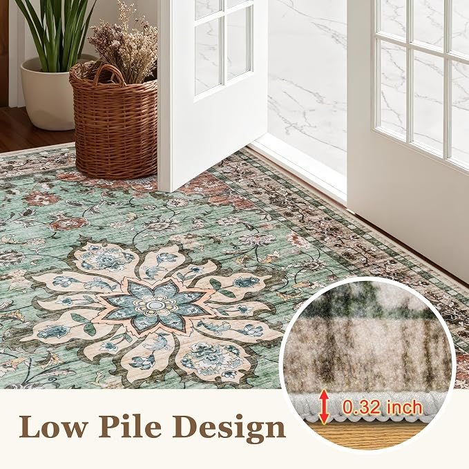 10x14 Area Rugs Living Room: Washable Rug - Image 9