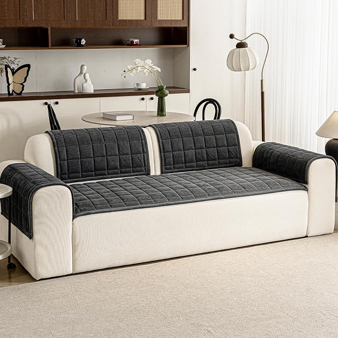 Couch Covers for Dogs Washable, 27.6"x82.7" Non Slip Couch Covers for Loveseat - Image 2