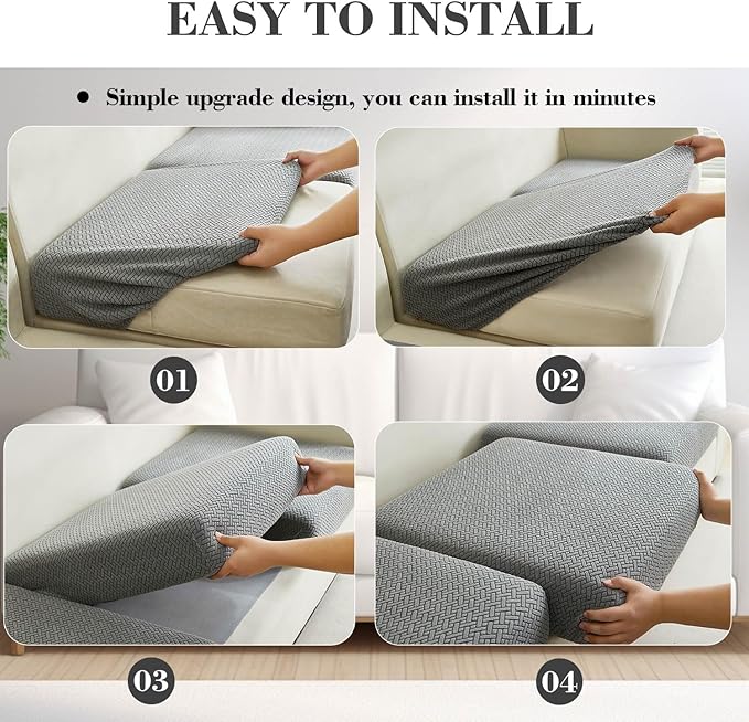 Sofa Covers Couch Covers for Sofa Pet Friendly Couch Cushion Covers Universal - Image 7
