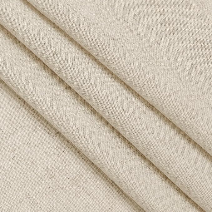 Beige Linen Curtains 63 inches Long - Image 6
