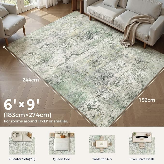 DMOYEST Area Rug Living Room Rugs - Image 2