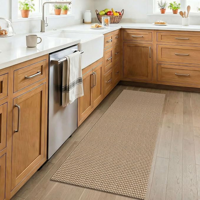 KOZYFLY Boho 2x4 Entry Runner Rug, Small Washable Runners - Image 3