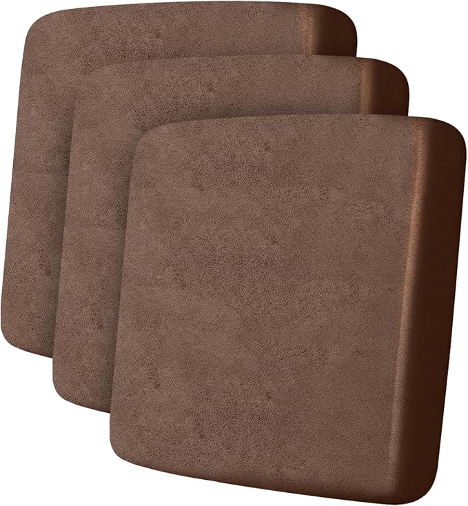 ANARACHON Leather Look Couch Cushion Covers Sofa Seat Slipcovers Sets Couches by ANARACHON
