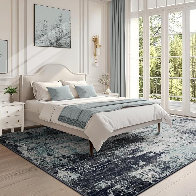 RELEANY Washable 6'x8' Abstract Area Rug - Image 3