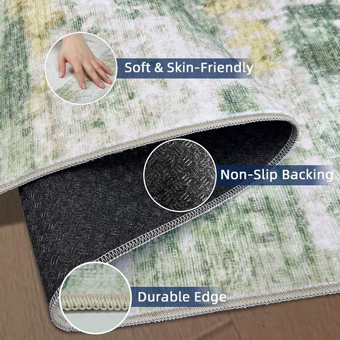 Runners for Hallways 2x8 Kitchen Runner Rugs，Modern Abstract Rug Runners for - Image 4