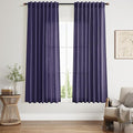Purple Curtains 63 Inches Long 2 Panel Sets by Nanspring