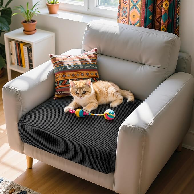 Hokway Couch Cushion Covers Stretch Cushion Covers Sofa Seat Cushion Slipcover - Image 6