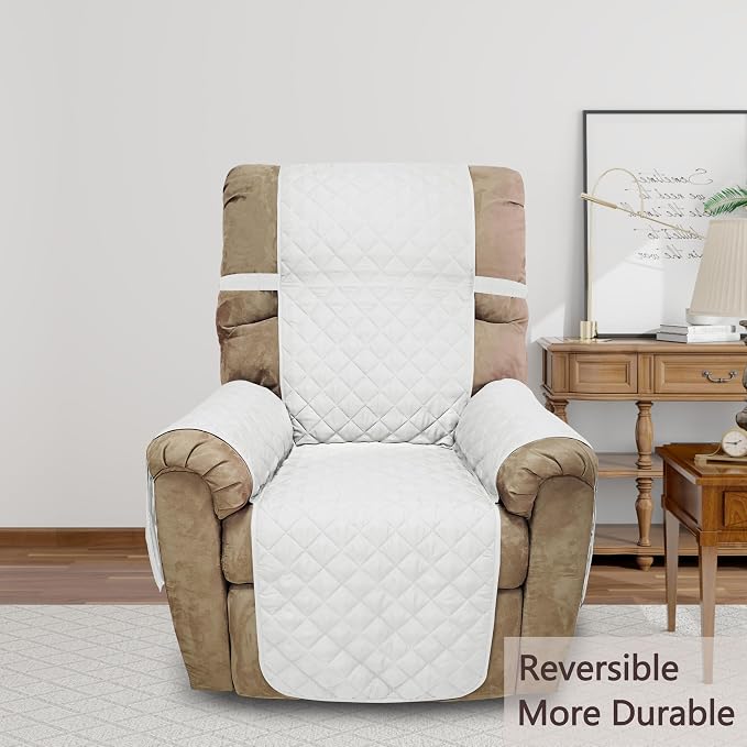 Reversible Chair Covers for Recliner Oversized, Water Repellent, Chair - Image 2
