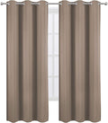 Cappuccino Thermal Blackout Curtains/42 x 95 Inch/Set of 2 Panels Room by Lemomo