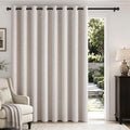 MIULEE Extra Wide 100% Blackout Linen Curtains by MIULEE