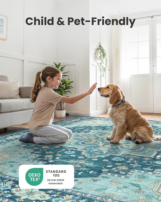 AMADA HOMEFURNISHING 8x10 Area Rug - Image 8