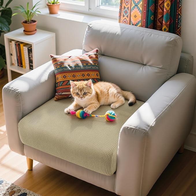 Hokway Couch Cushion Covers Stretch Cushion Covers Sofa Seat Cushion Slipcover - Image 6