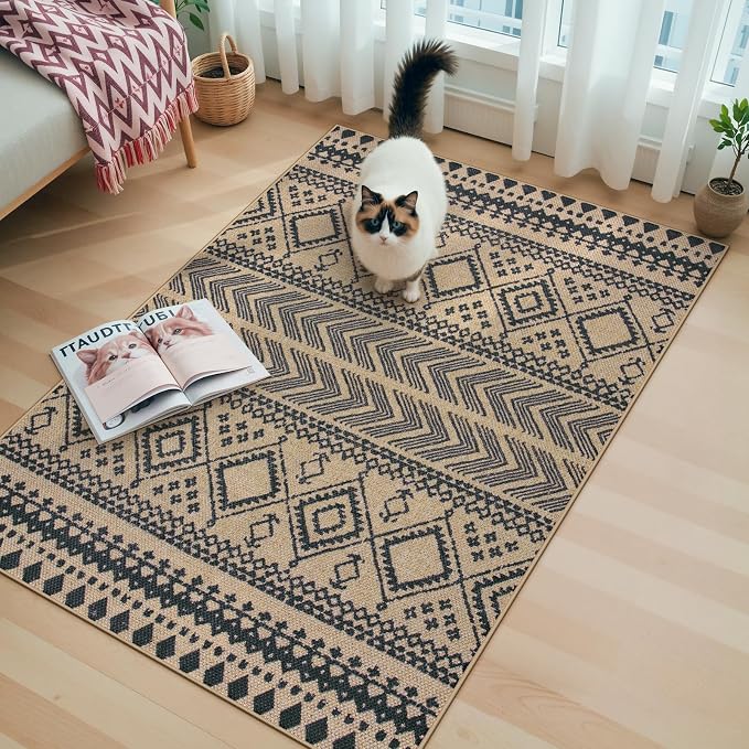 Lahome Boho 3x5 Entryway Front Porch Rug - Image 2