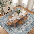 RELEANY Washable Area Rug, Square 10'x10', Water Repellent, Pet Friendly by RELEANY