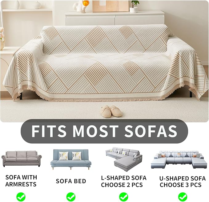 HAOMAIJIA Non Slip Couch Cover Sofa Covers - Image 5