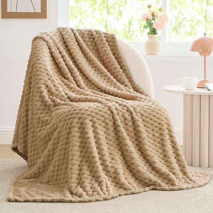 BEDELITE Camel Throw Blanket for Couch, Soft Cozy Gifts for Women, 50 * 60 | 3D by BEDELITE