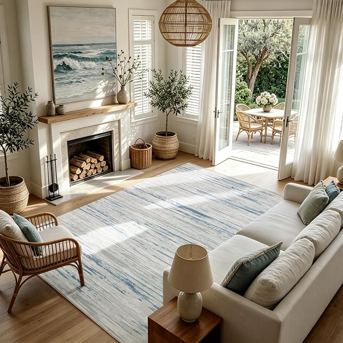 8x10 Washable Area Rug for Living Room, Dining Room, Playroom | Ultra Soft - Image 5