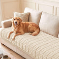 Couch Cover for Dogs, Washable Non Slip Plush Flannel Sofa Protector | Thick by hyha