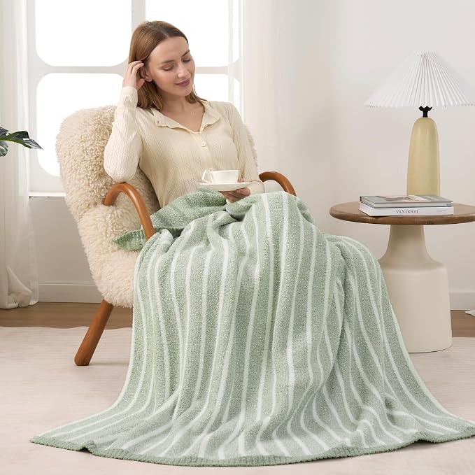 Snuggle Sac Sage Green Bedding Blanket Twin Size 60x80 | Ultra Soft, Warm Cozy - Image 9
